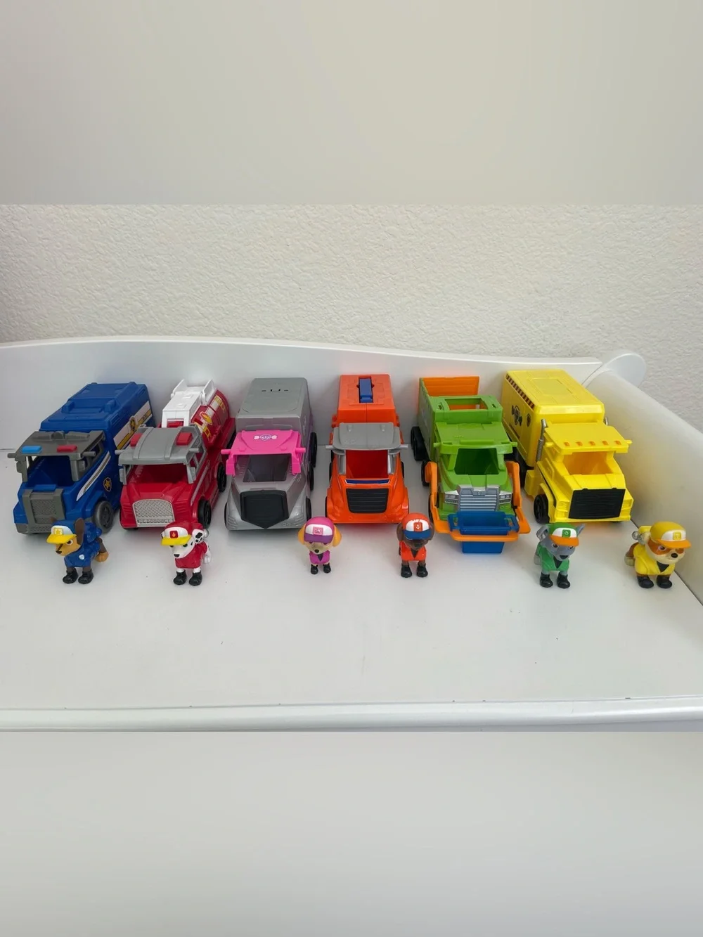 Paw Patrol Big Truck Pups Set Including Complete Zuma and Skye HTF